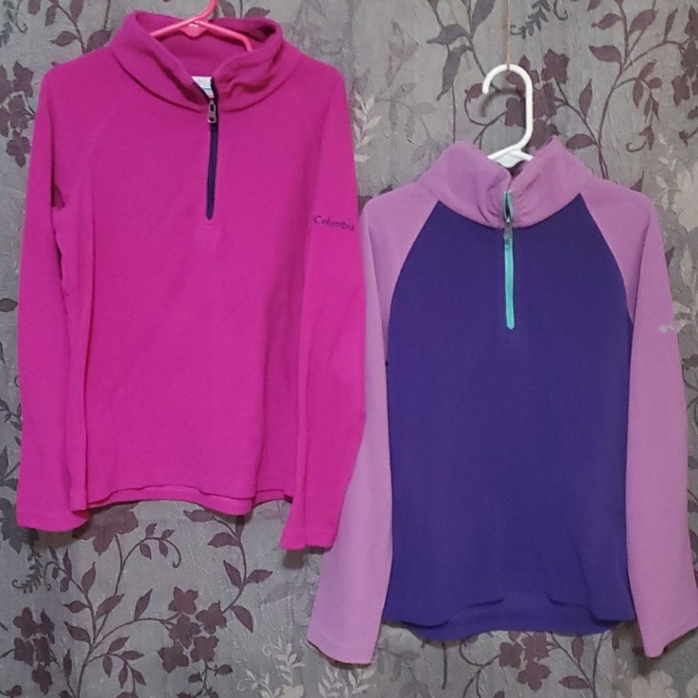 Columbia Fleece Girls Sweaters Small 7/8